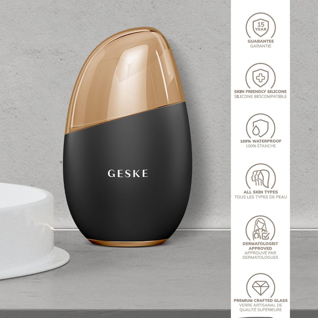 Фото товару: Масажер для обличчя GESKE Cool&Warm Eye and Face Massager 7в1 gray № 2