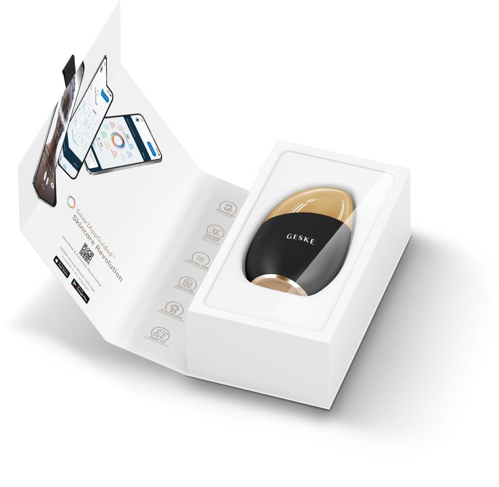 Фото товару: Масажер для обличчя GESKE Cool&Warm Eye and Face Massager 7в1 gray № 8