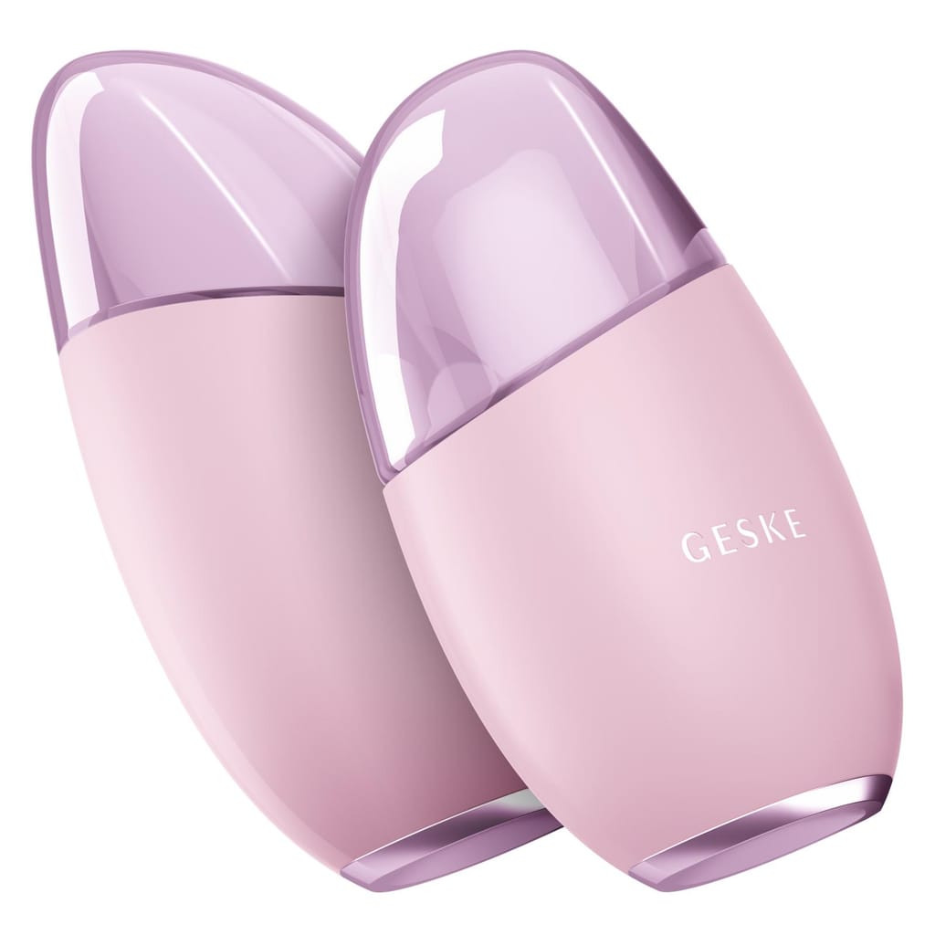 Фото товару: Масажер для обличчя GESKE Cool&Warm Eye and Face Massager 7в1 pink № 5