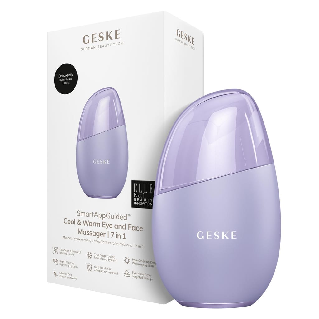 Фото товару: Масажер для обличчя GESKE Cool&Warm Eye and Face Massager 7в1 purple № 0