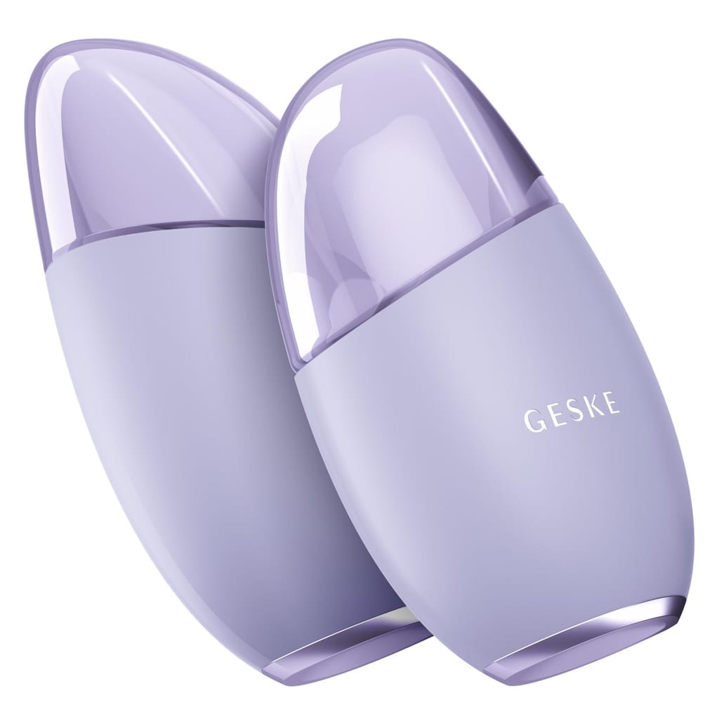 Фото товару: Масажер для обличчя GESKE Cool&Warm Eye and Face Massager 7в1 purple № 5