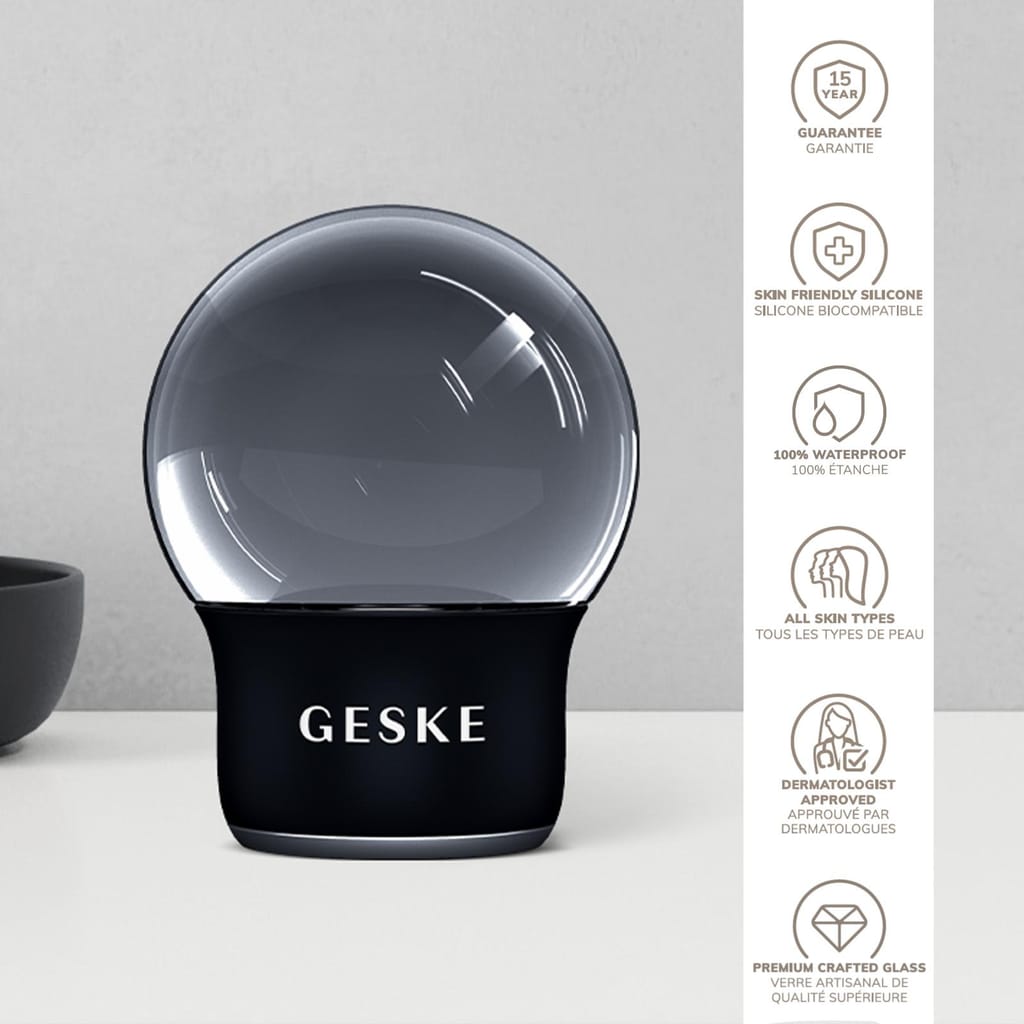 Фото товару: Масажер для обличчя і тіла GESKE Cool&Warm Face and Body Massager 7в1 black № 2