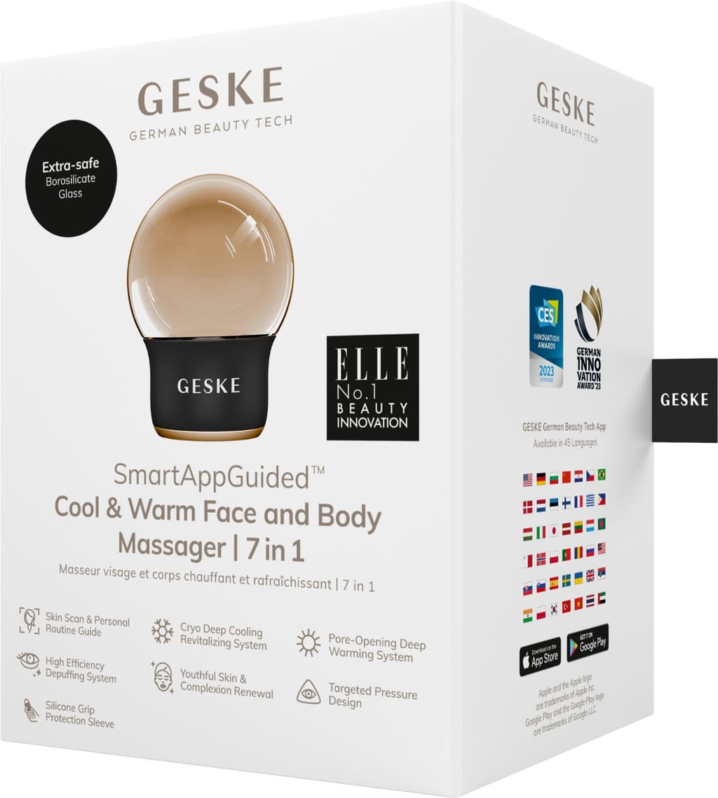 Фото товару: Масажер для обличчя і тіла GESKE Cool&Warm Face and Body Massager 7в1 gray № 7