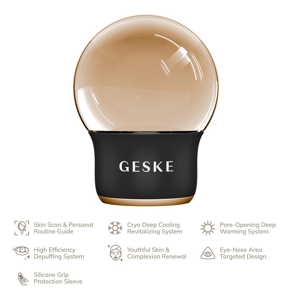 Фото товару: Масажер для обличчя і тіла GESKE Cool&Warm Face and Body Massager 7в1 gray № 1