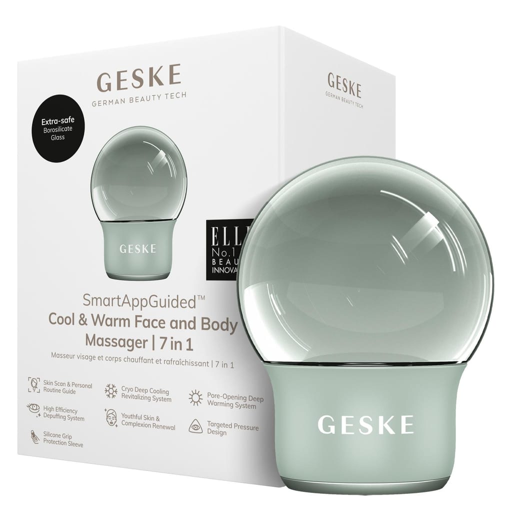 Фото товару: Масажер для обличчя і тіла GESKE Cool&Warm Face and Body Massager 7в1 green № 0
