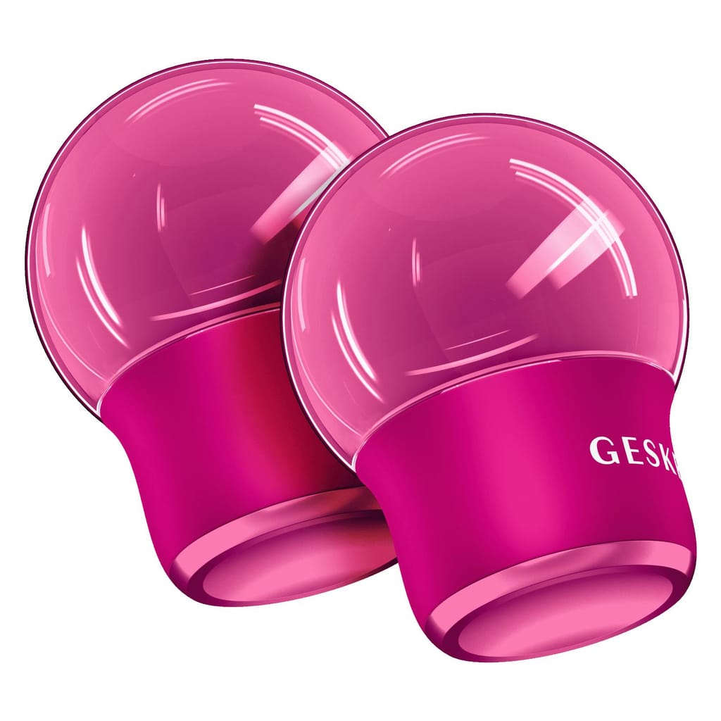 Фото товару: Масажер для обличчя і тіла GESKE Cool&Warm Face and Body Massager 7в1 magenta № 5