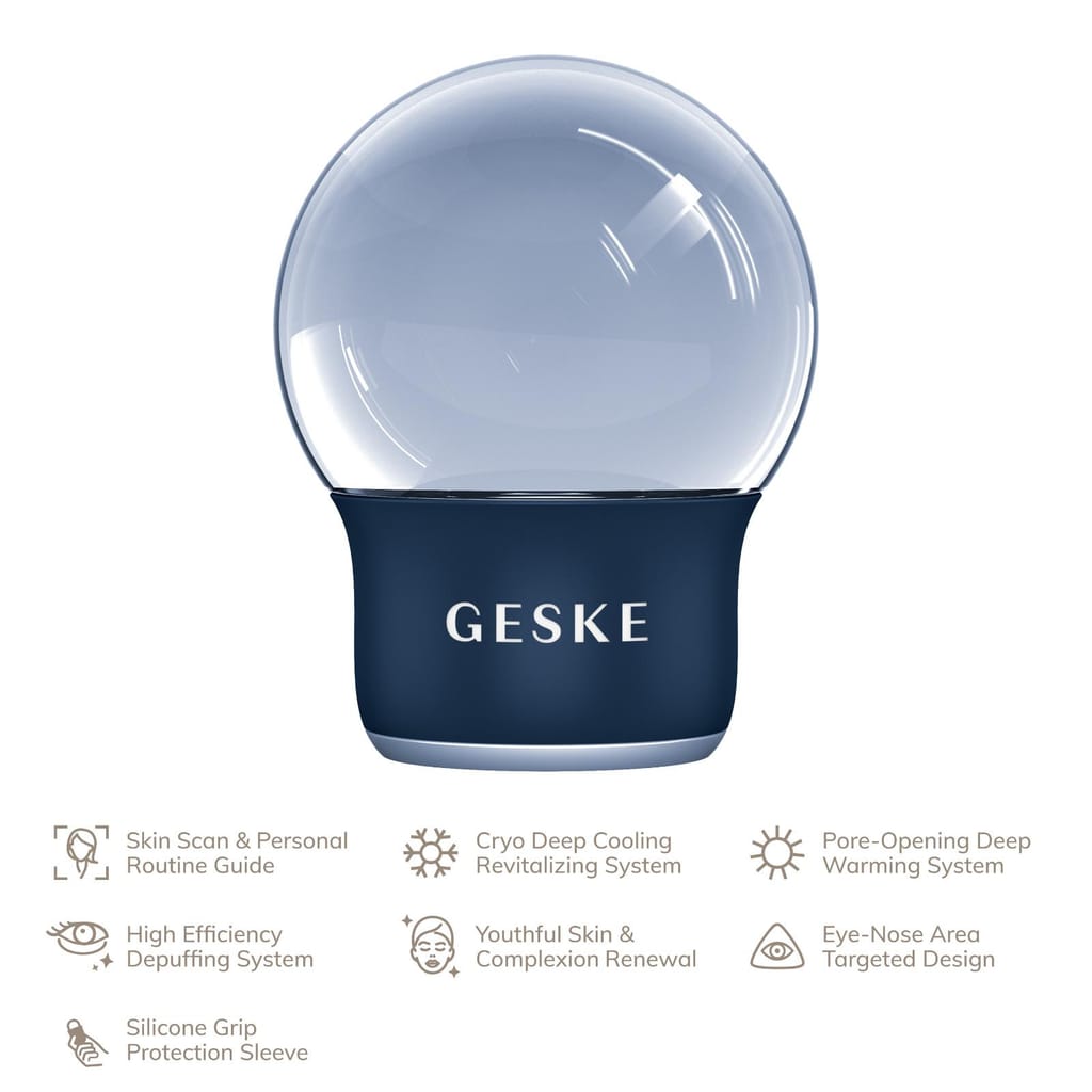 Фото товару: Масажер для обличчя і тіла GESKE Cool&Warm Face and Body Massager 7в1 midnight № 1