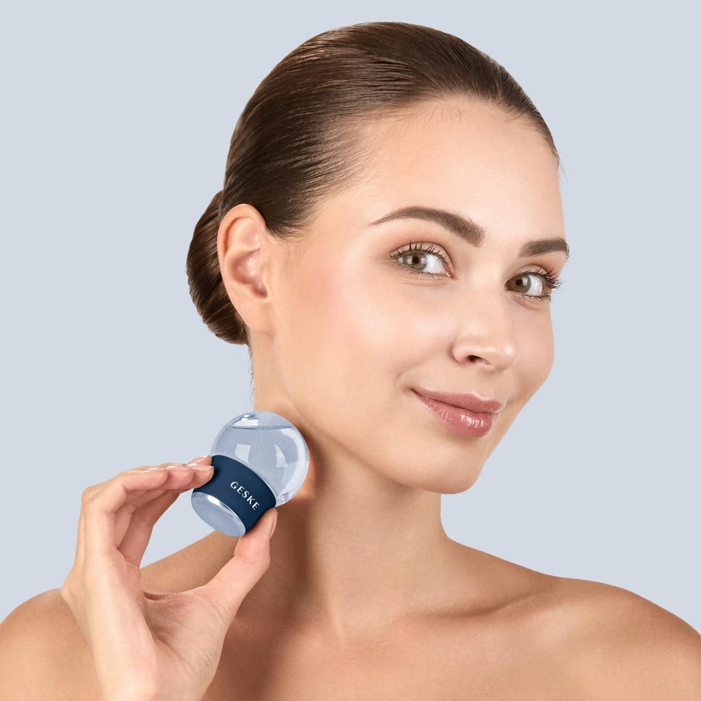 Фото товару: Масажер для обличчя і тіла GESKE Cool&Warm Face and Body Massager 7в1 midnight № 3