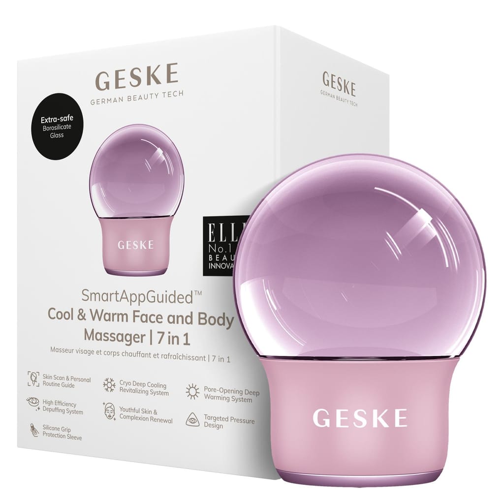 Фото товару: Масажер для обличчя і тіла GESKE Cool&Warm Face and Body Massager 7в1 pink № 0