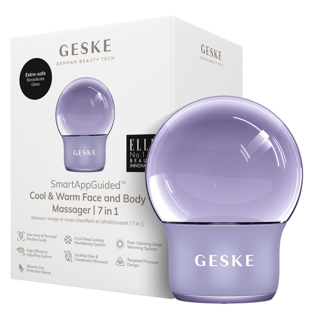 Фото товару: Масажер для обличчя і тіла GESKE Cool&Warm Face and Body Massager 7в1 purple № 0