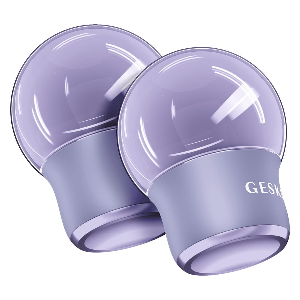 Фото товару: Масажер для обличчя і тіла GESKE Cool&Warm Face and Body Massager 7в1 purple № 5