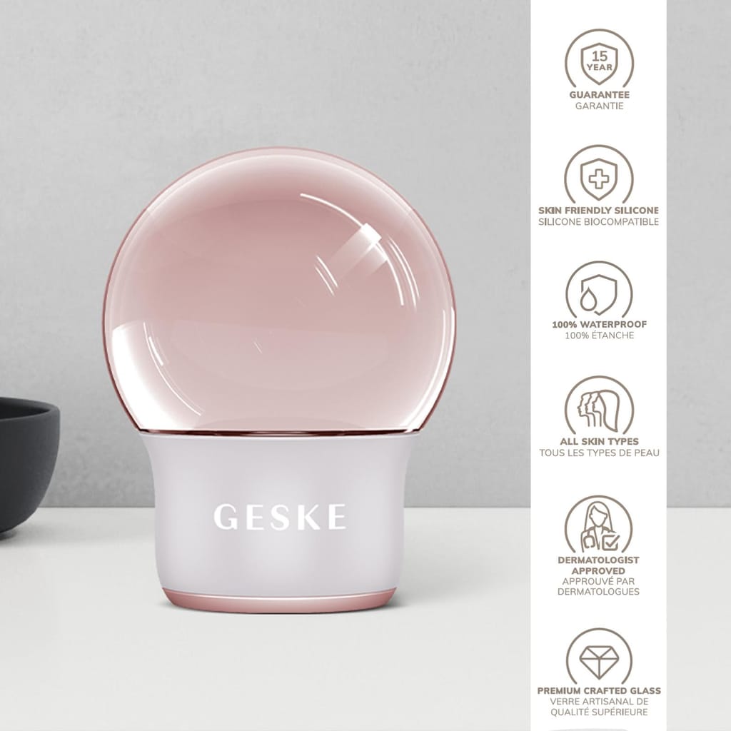 Фото товару: Масажер для обличчя і тіла GESKE Cool&Warm Face and Body Massager 7в1 starlight № 2