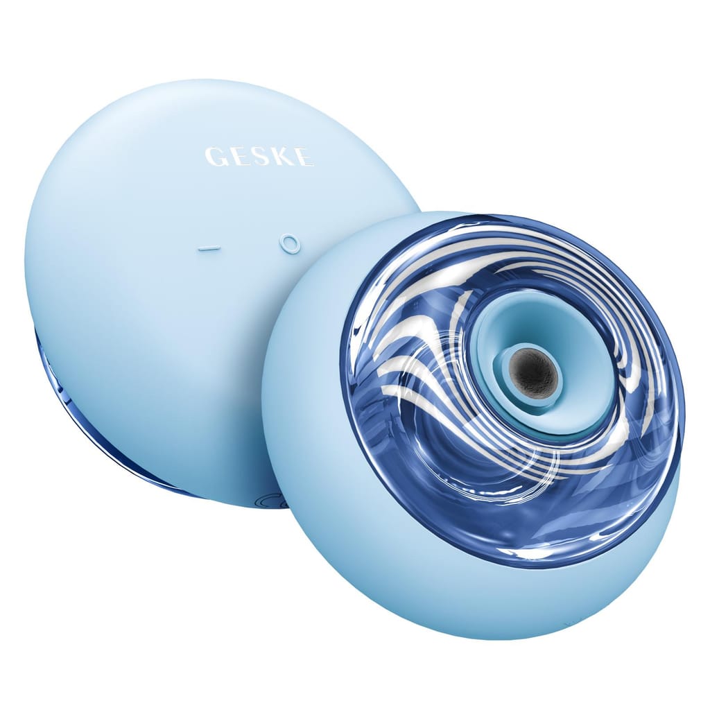 Фото товару: Масажер для обличчя та тіла GESKE Sonic Cool&Warm Face and Body Massager 9в1 aquamarine № 5