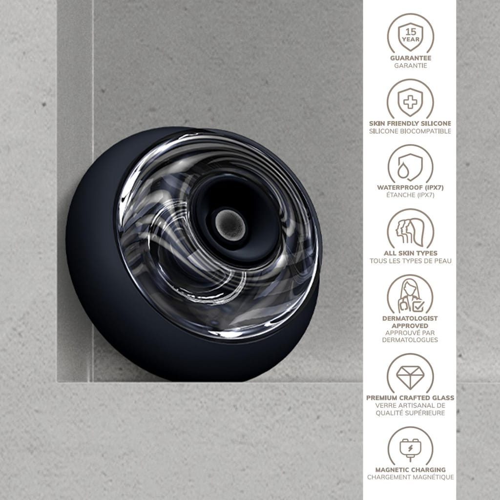 Фото товару: Масажер для обличчя та тіла GESKE Sonic Cool&Warm Face and Body Massager 9в1 black № 2