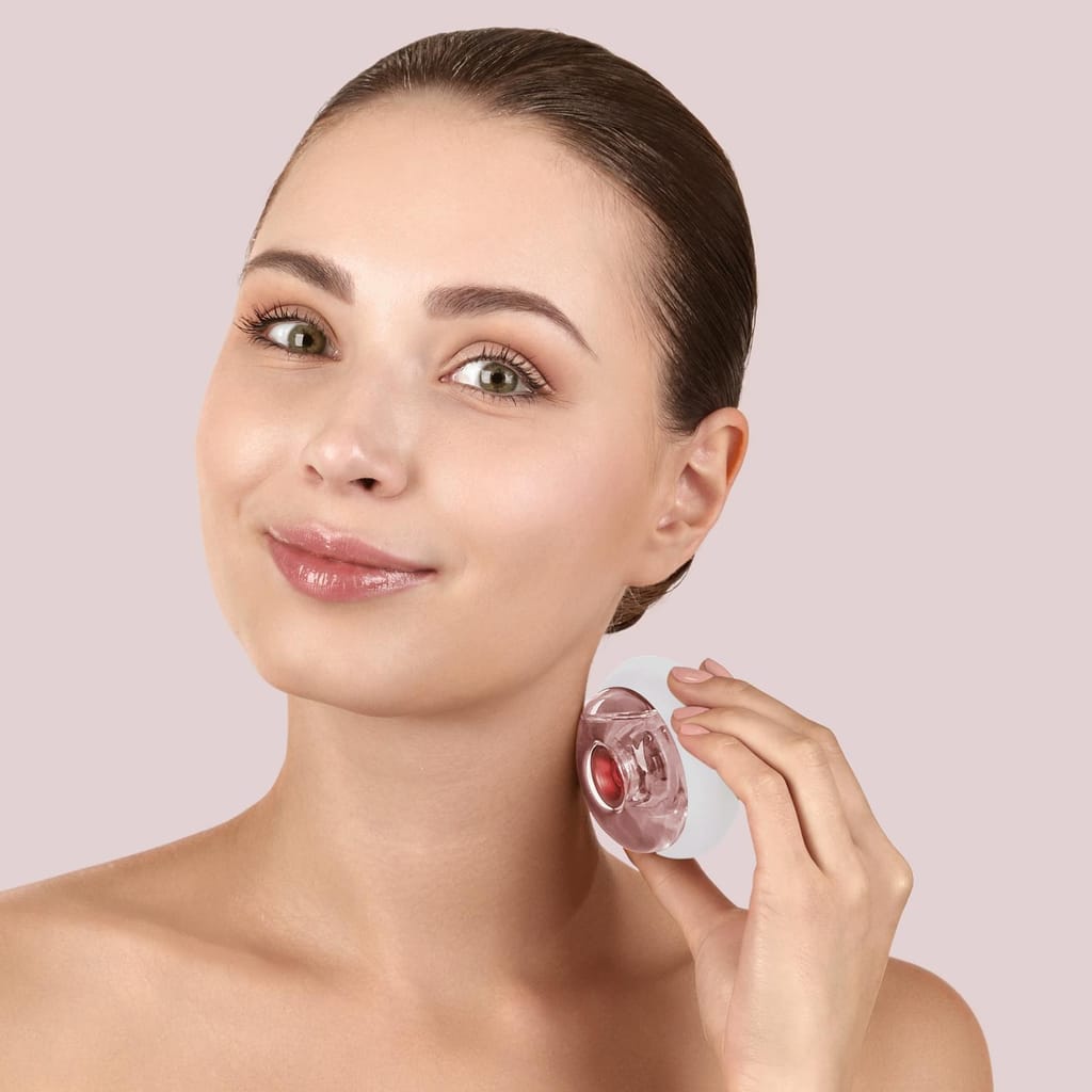 Фото товару: Масажер для обличчя та тіла GESKE Sonic Cool&Warm Face and Body Massager 9в1 starlight № 3