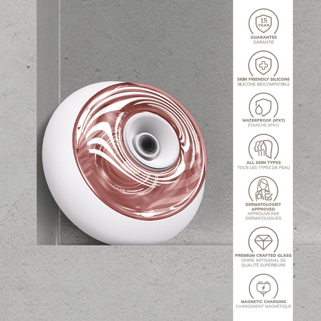 Фото товару: Масажер для обличчя та тіла GESKE Sonic Cool&Warm Face and Body Massager 9в1 starlight № 2