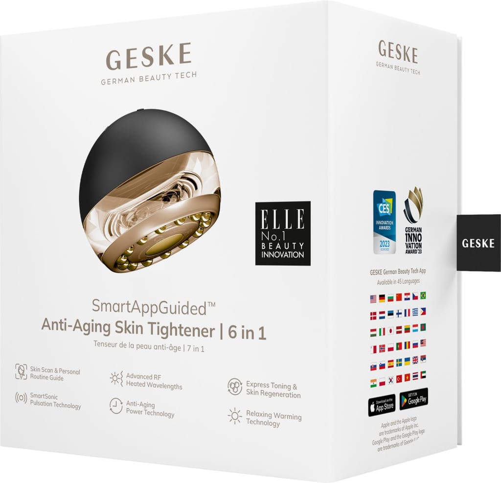 Фото товару: Масажер для підтяжки шкіри обличчя GESKE Anti-aging Skin Tightener 6в1 gray № 8