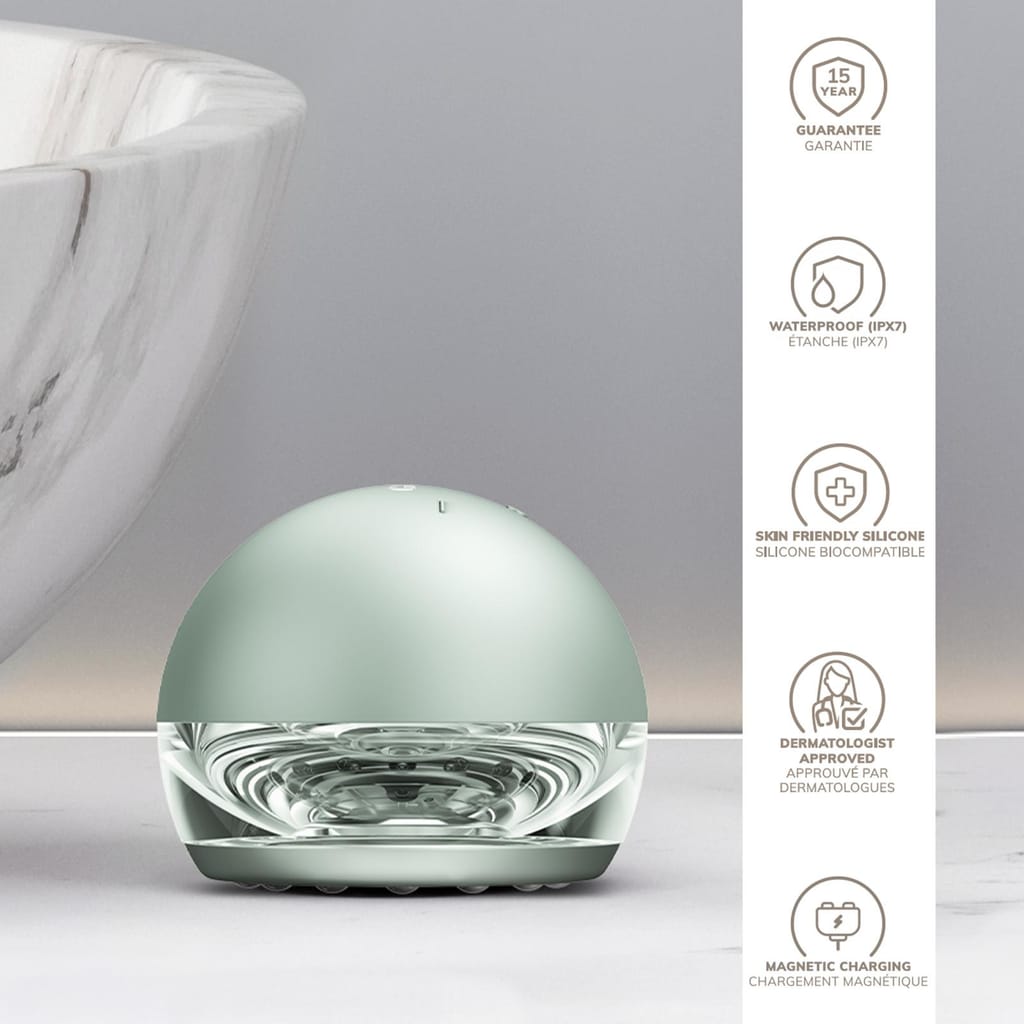 Фото товару: Масажер для підтяжки шкіри обличчя GESKE Anti-aging Skin Tightener 6в1 green № 2