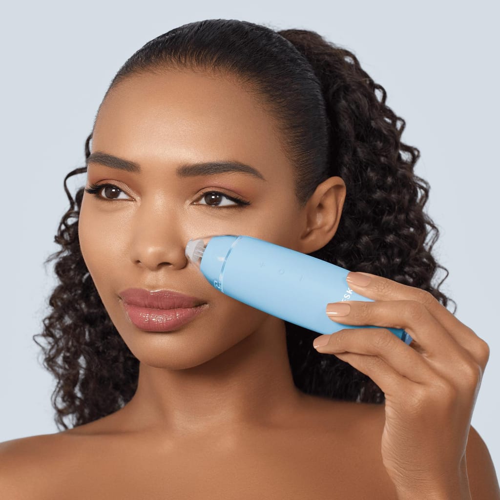 Фото товару: Мікродермабразійний пристрій для видалення чорних цяток GESKE MicroDermabrasion Blackhead Remover 7в1 aquamarine № 3