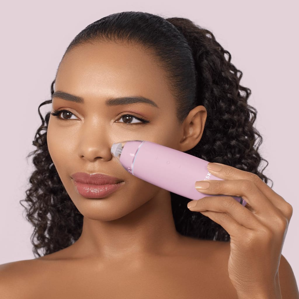 Фото товару: Мікродермабразійний пристрій для видалення чорних цяток GESKE MicroDermabrasion Blackhead Remover 7в1 pink № 3