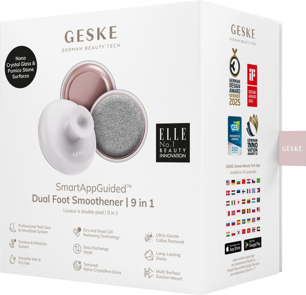 Фото товару: Набір для догляду за стопами з ручкою GESKE Dual Foot Smoothener 9в1 starlight № 13