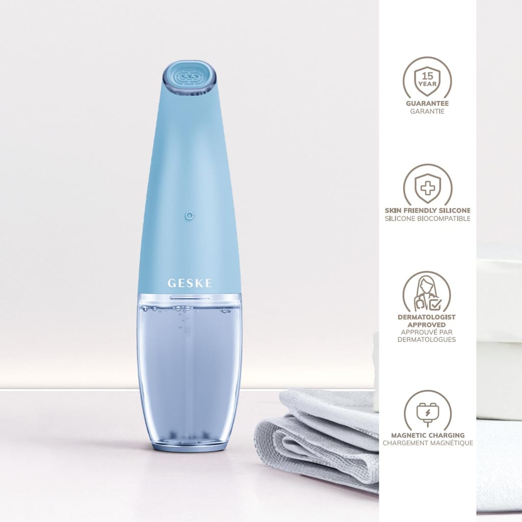 Фото товару: Очищуючий засіб для обличчя GESKE Aqua-Stream Face Cleanser 8в1 aquamarine № 2