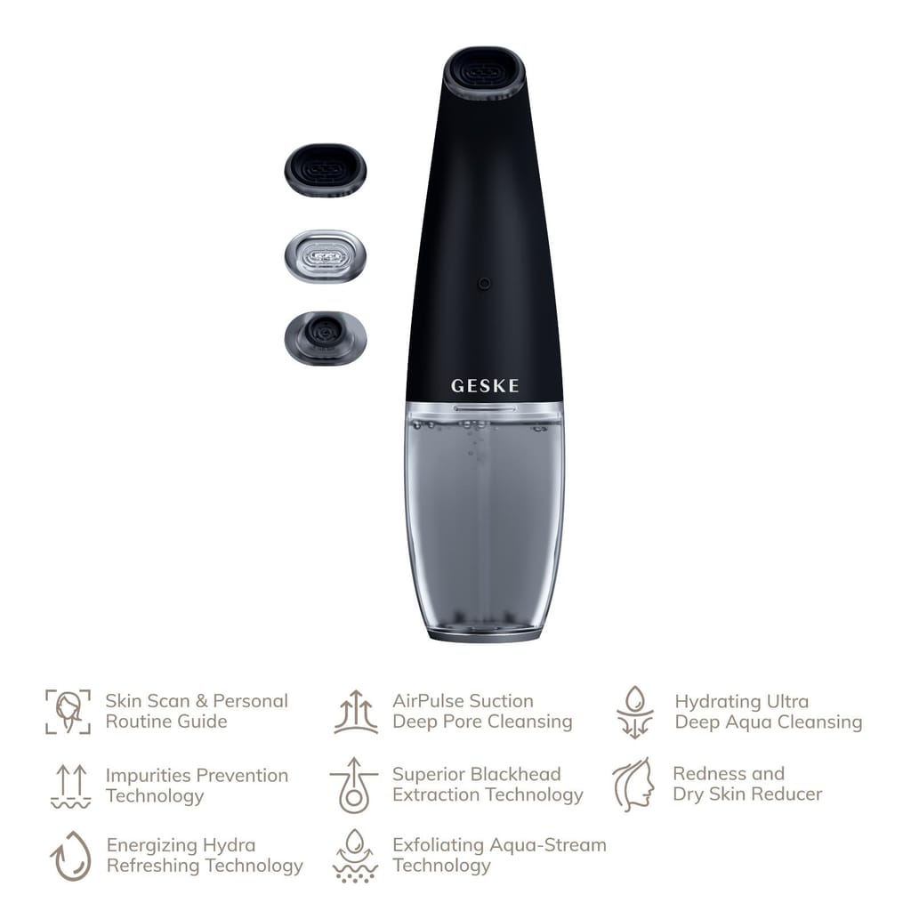 Фото товару: Очищуючий засіб для обличчя GESKE Aqua-Stream Face Cleanser 8в1 black № 1