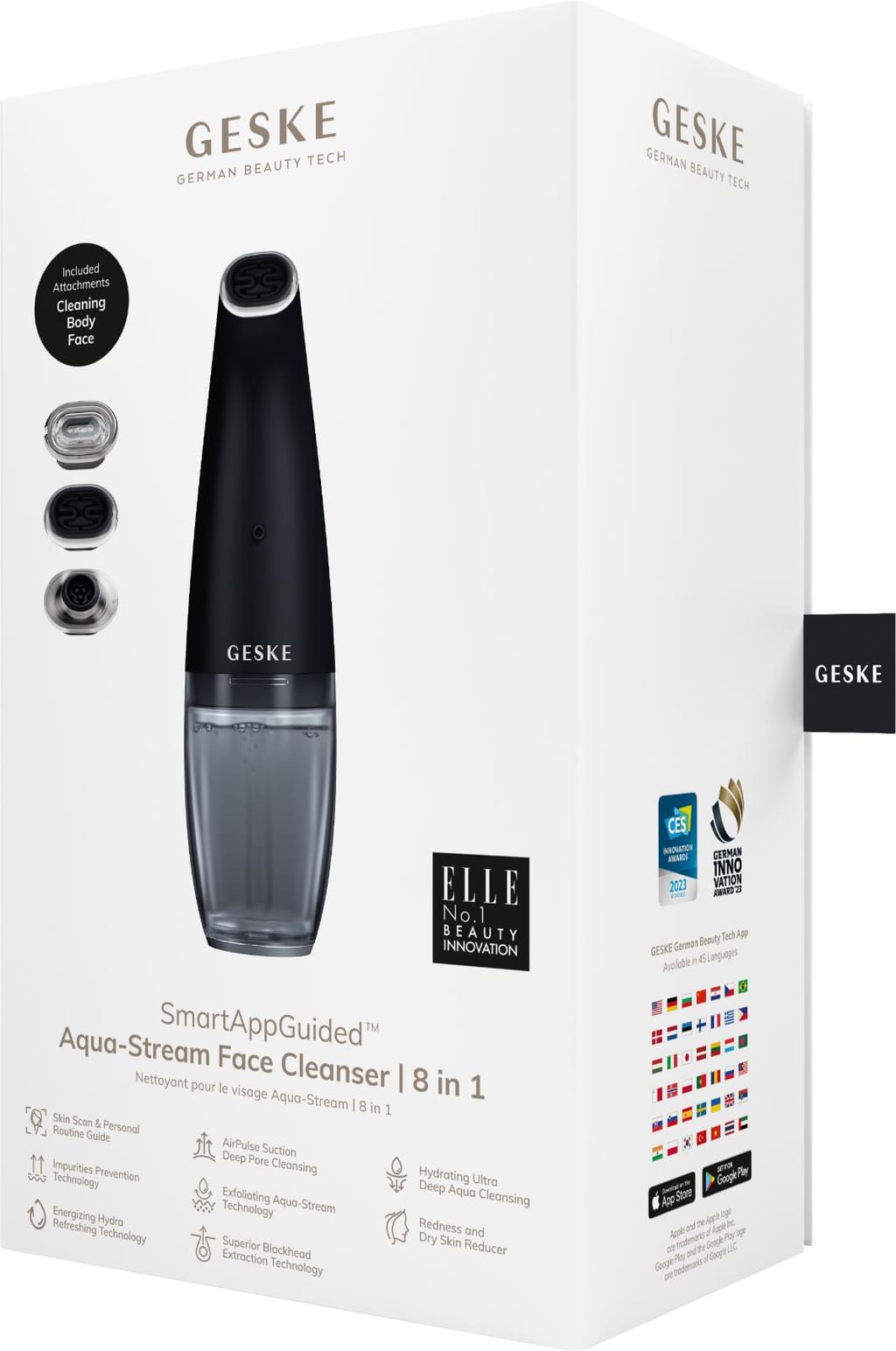 Фото товару: Очищуючий засіб для обличчя GESKE Aqua-Stream Face Cleanser 8в1 black № 7