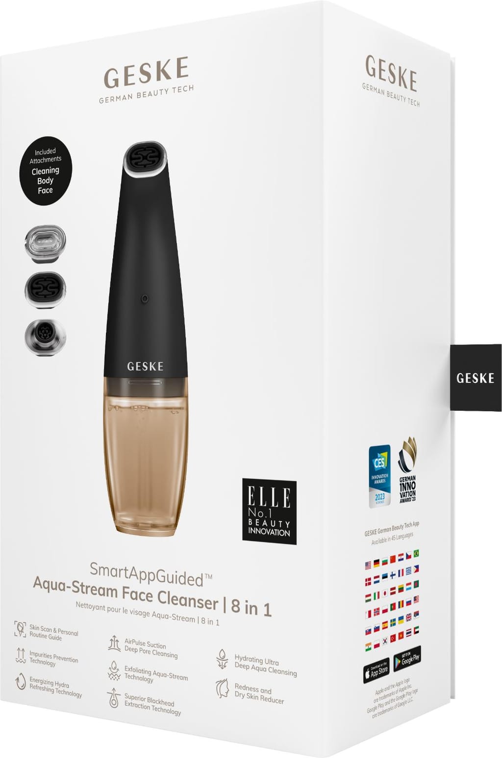 Фото товару: Очищуючий засіб для обличчя GESKE Aqua-Stream Face Cleanser 8в1 gray № 7