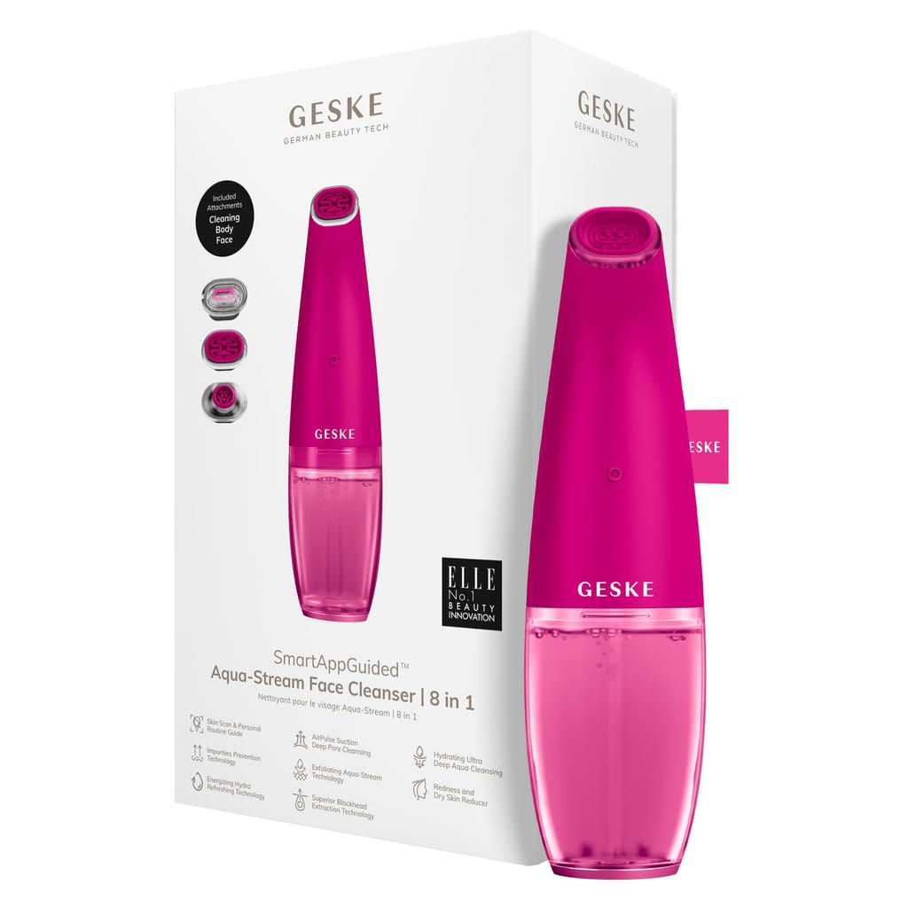 Фото товару: Очищуючий засіб для обличчя GESKE Aqua-Stream Face Cleanser 8в1 magenta № 0