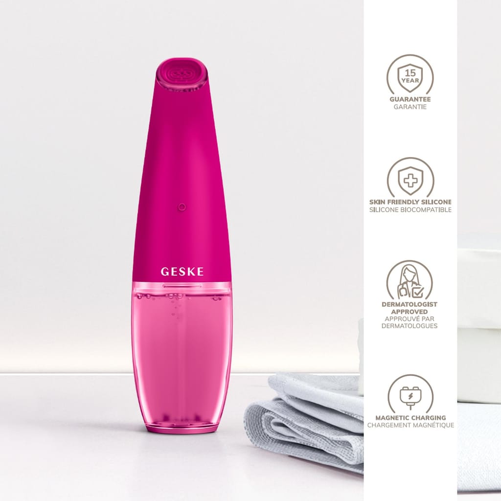 Фото товару: Очищуючий засіб для обличчя GESKE Aqua-Stream Face Cleanser 8в1 magenta № 2