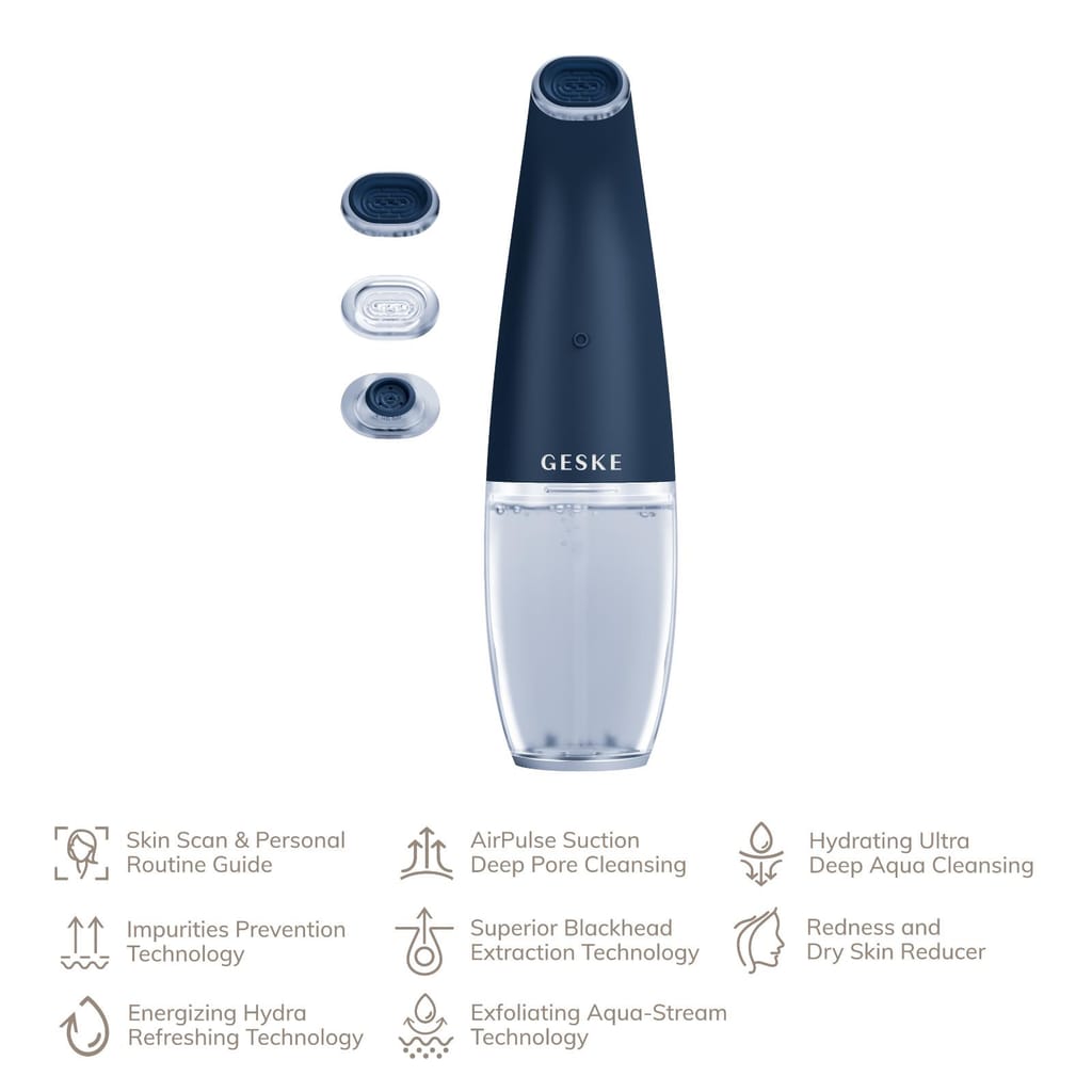 Фото товару: Очищуючий засіб для обличчя GESKE Aqua-Stream Face Cleanser 8в1 midnight № 1