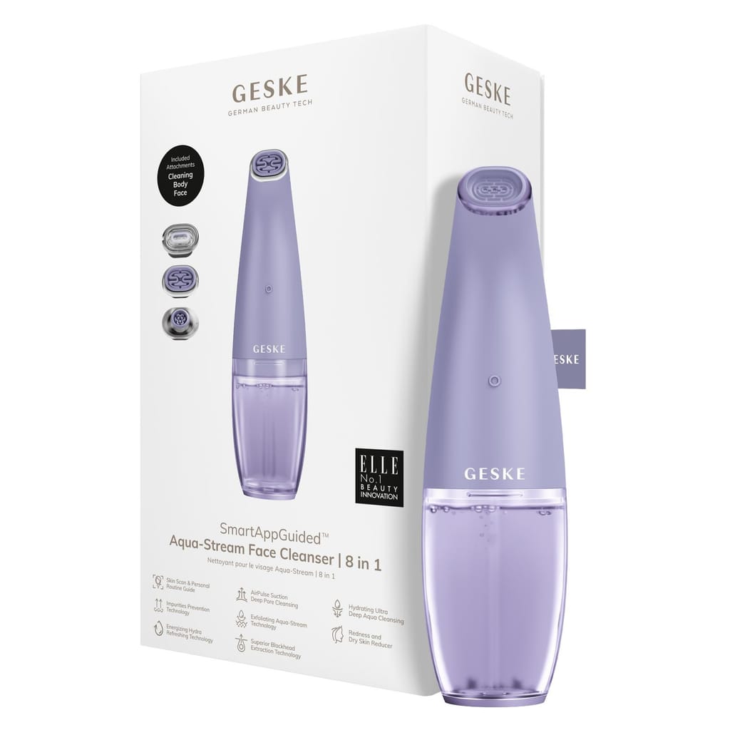 Фото товару: Очищуючий засіб для обличчя GESKE Aqua-Stream Face Cleanser 8в1 purple № 0