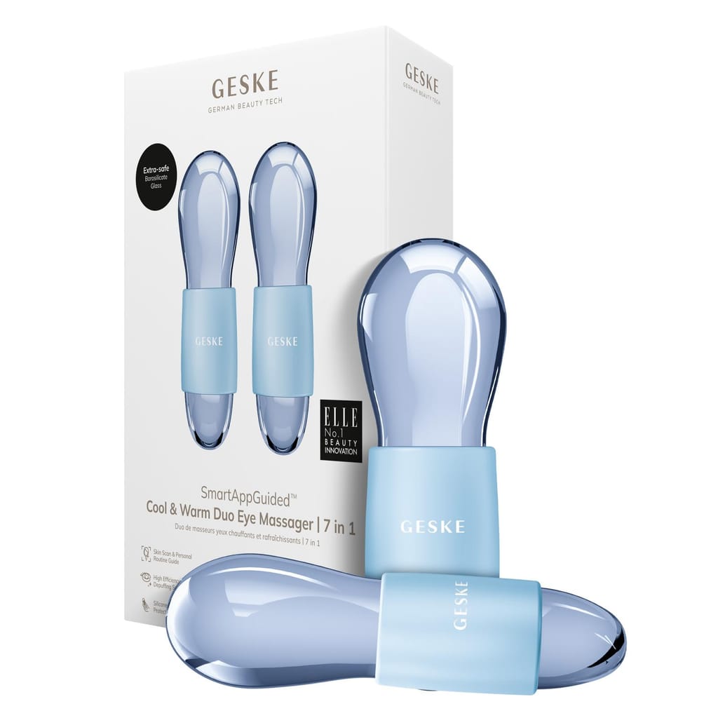 Фото товару: Подвійний масажер для очей GESKE Cool&Warm Duo Eye Massager 7в1 aquamarine № 0