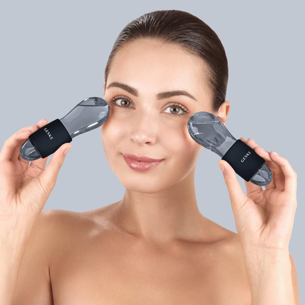 Фото товару: Подвійний масажер для очей GESKE Cool&Warm Duo Eye Massager 7в1 black № 3