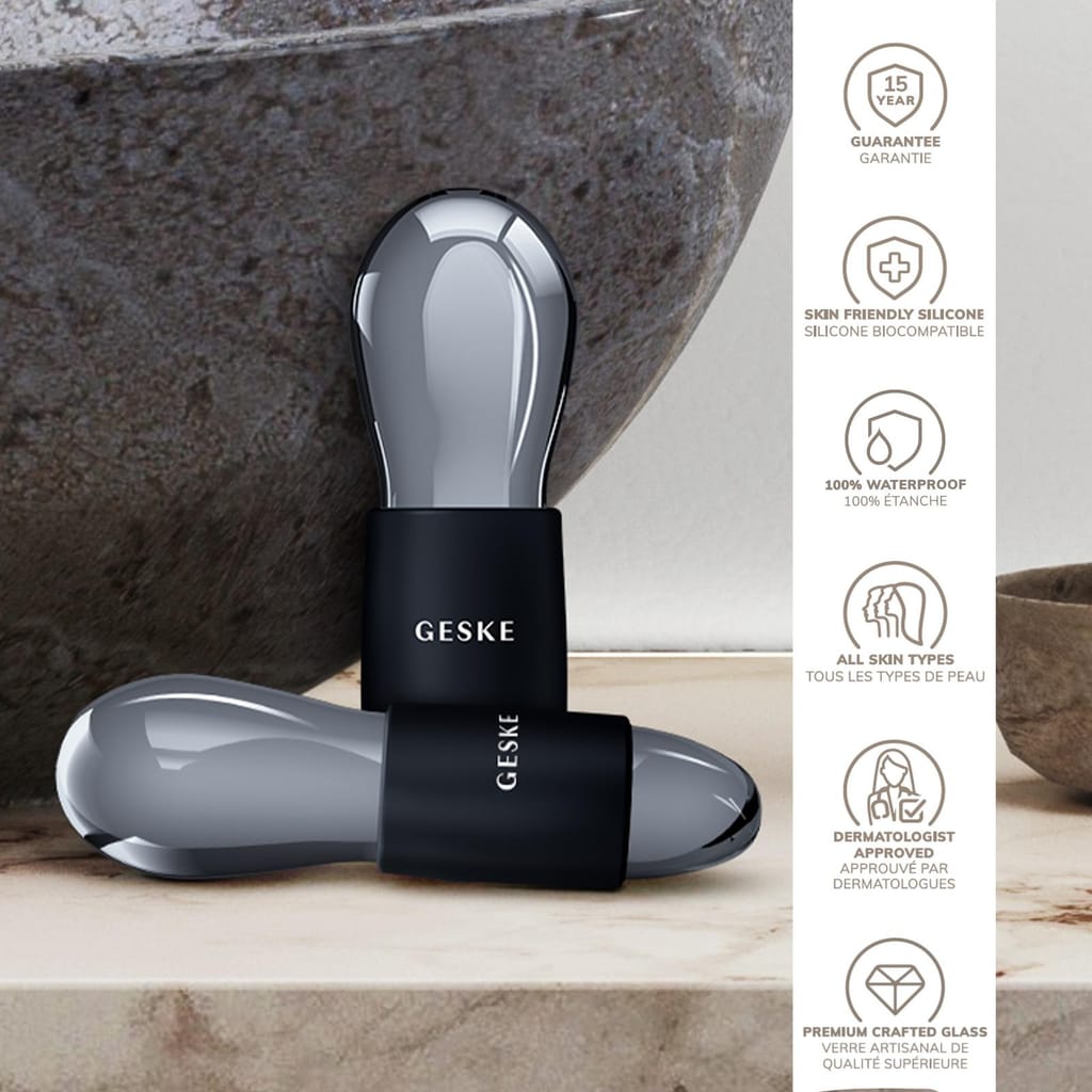 Фото товару: Подвійний масажер для очей GESKE Cool&Warm Duo Eye Massager 7в1 black № 2