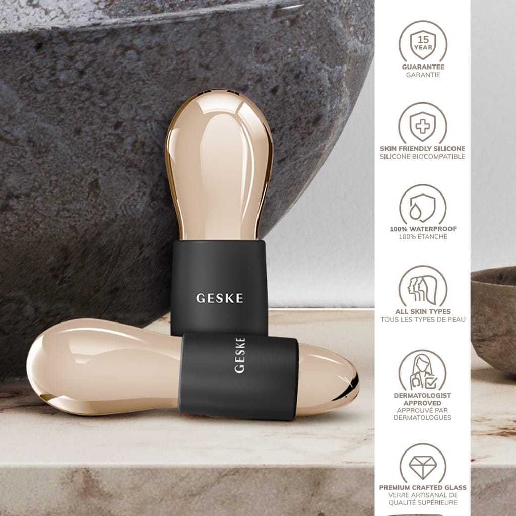 Фото товару: Подвійний масажер для очей GESKE Cool&Warm Duo Eye Massager 7в1 gray № 2