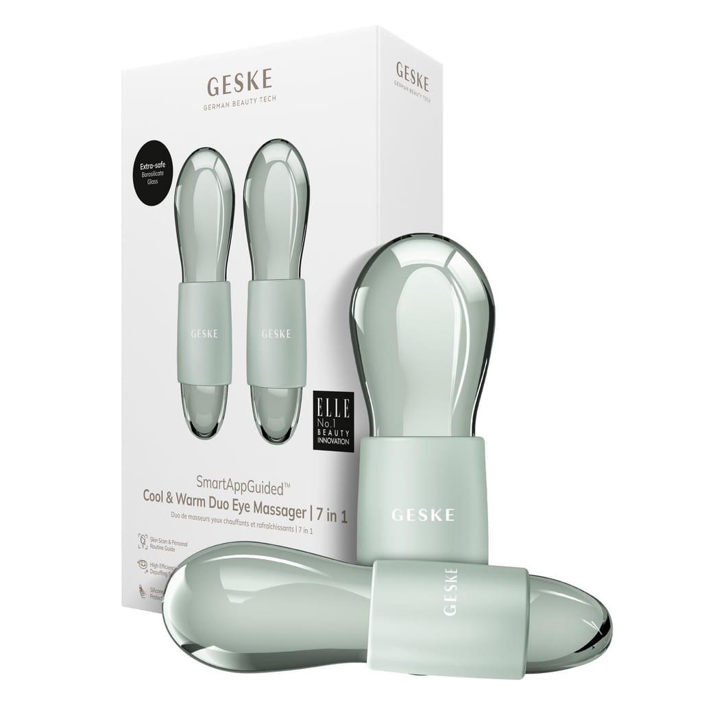 Фото товару: Подвійний масажер для очей GESKE Cool&Warm Duo Eye Massager 7в1 green № 0