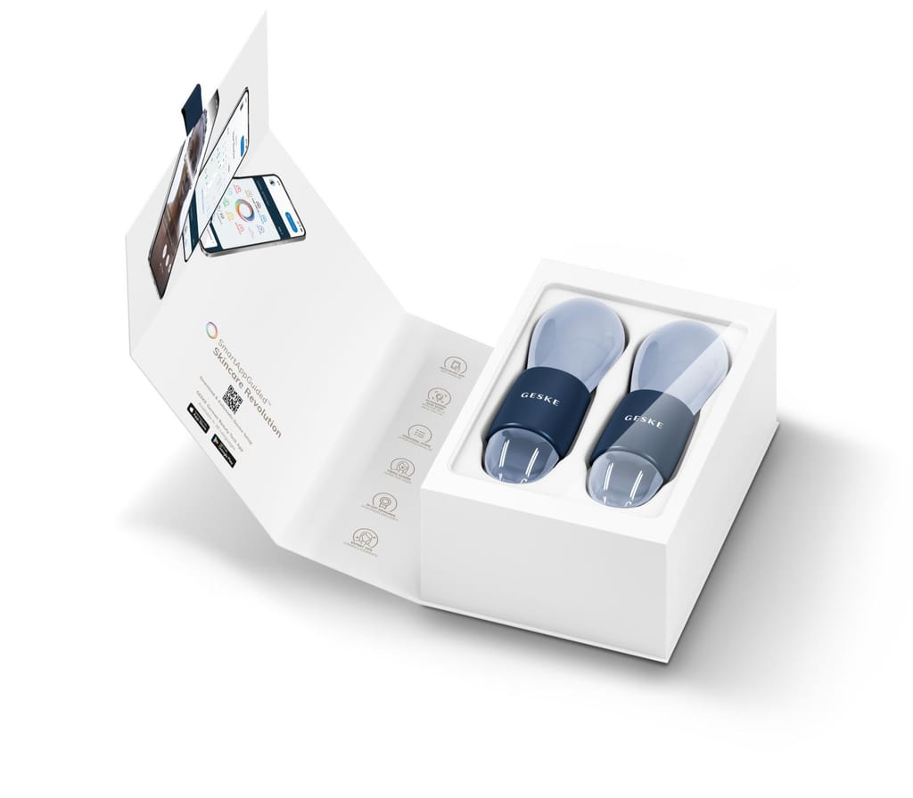 Фото товару: Подвійний масажер для очей GESKE Cool&Warm Duo Eye Massager 7в1 midnight № 8