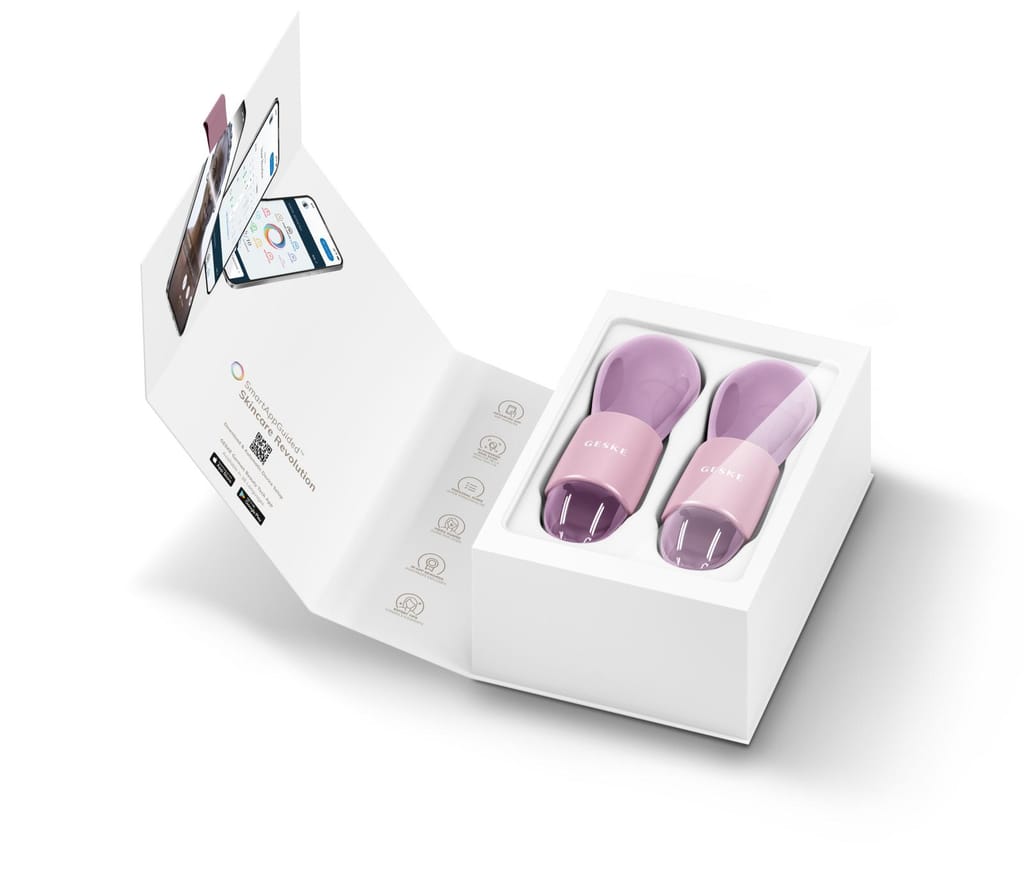 Фото товару: Подвійний масажер для очей GESKE Cool&Warm Duo Eye Massager 7в1 pink № 8