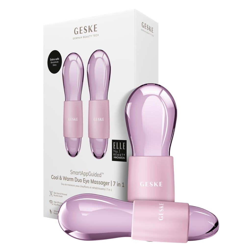 Фото товару: Подвійний масажер для очей GESKE Cool&Warm Duo Eye Massager 7в1 pink № 0