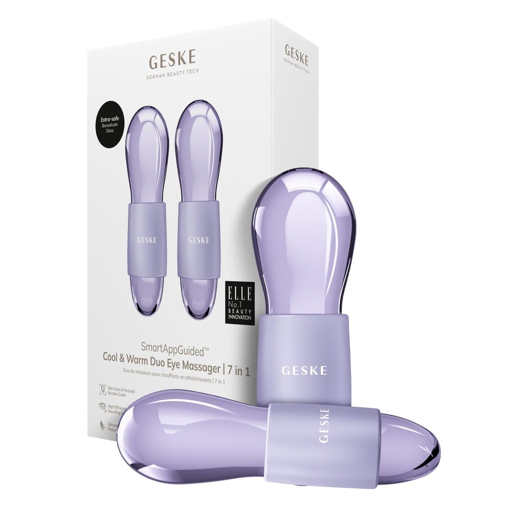 Фото товару: Подвійний масажер для очей GESKE Cool&Warm Duo Eye Massager 7в1 purple № 0