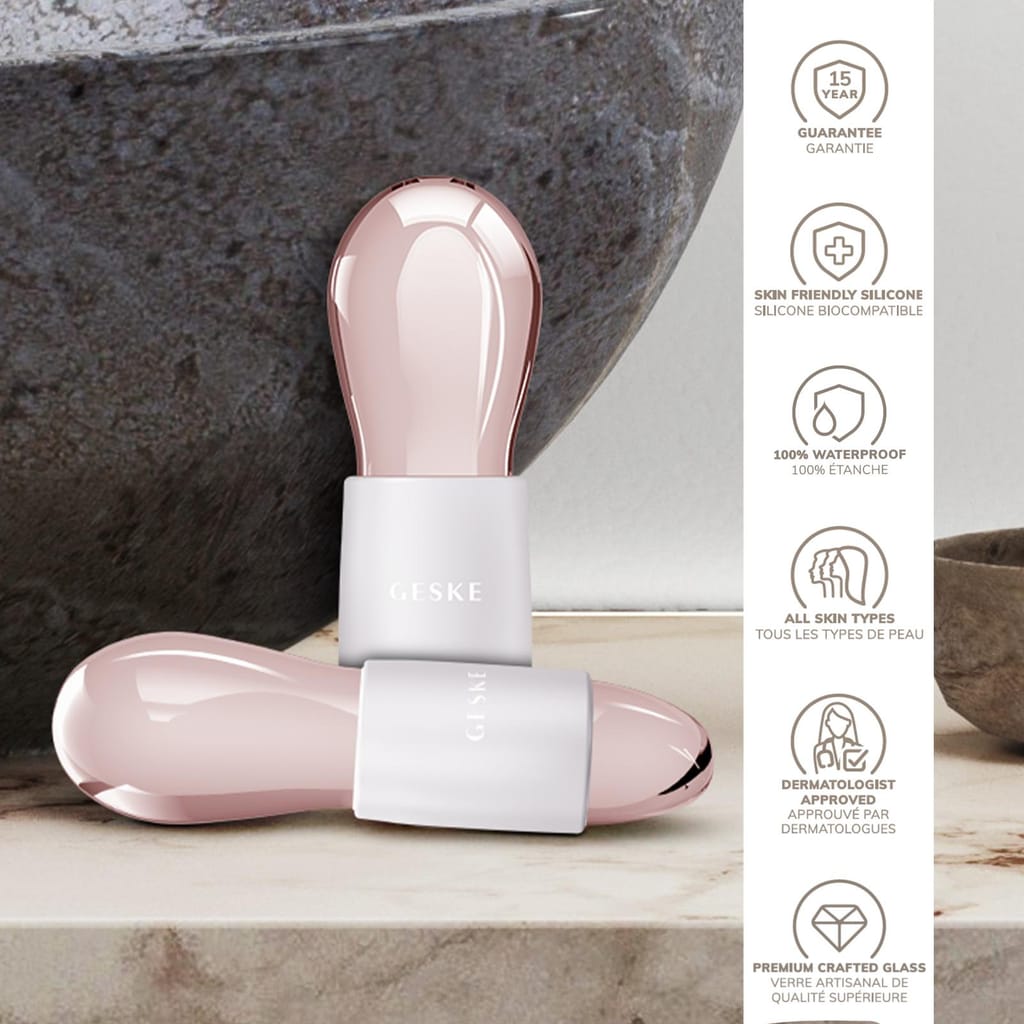 Фото товару: Подвійний масажер для очей GESKE Cool&Warm Duo Eye Massager 7в1 starlight № 2