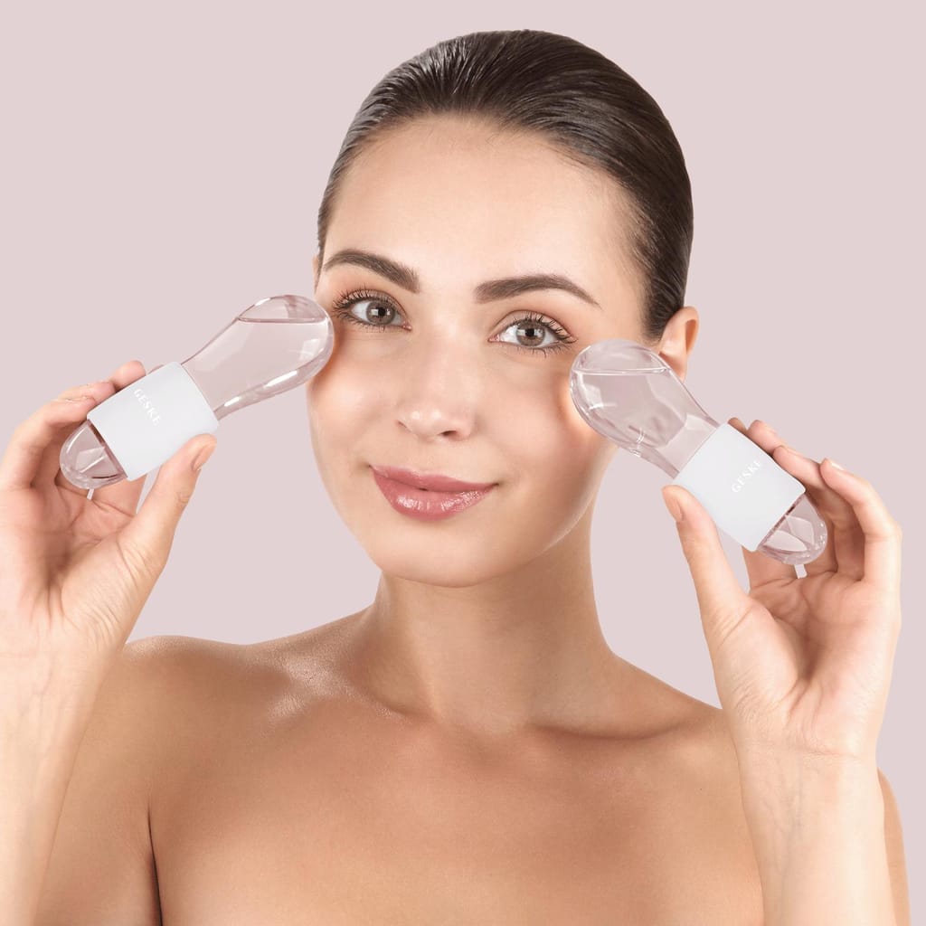 Фото товару: Подвійний масажер для очей GESKE Cool&Warm Duo Eye Massager 7в1 starlight № 3