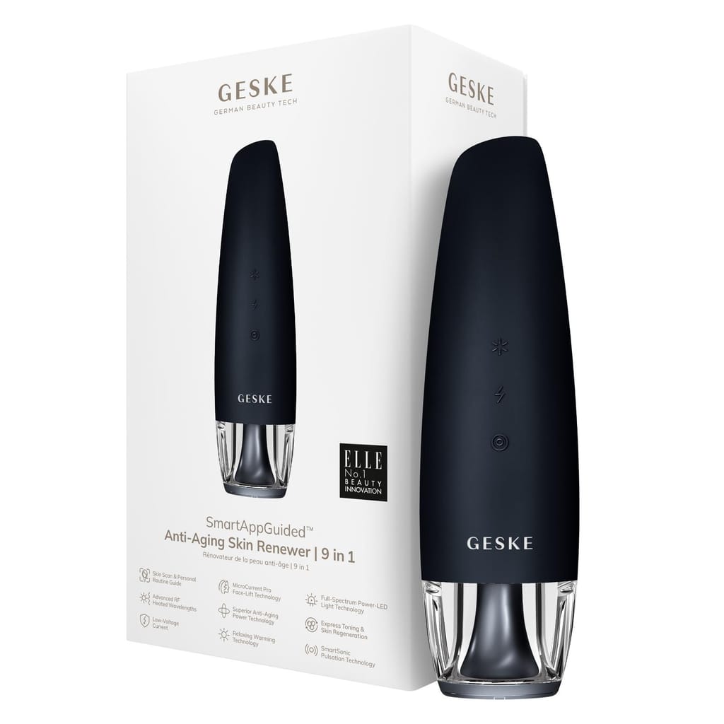 Фото товару: Антивіковий LED-випромінювач для відновлення шкіри обличчя GESKE Anti-Aging Skin Renewer 9в1 black № 0
