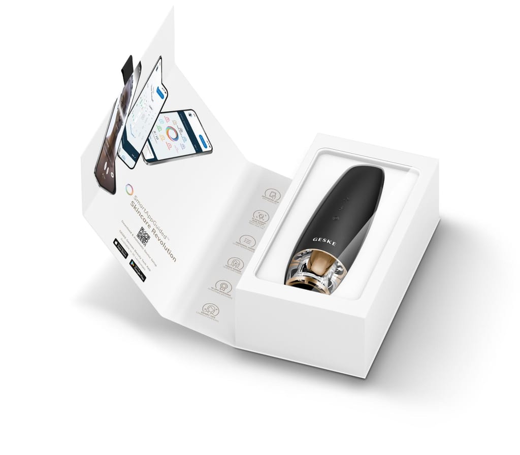 Фото товару: Антивіковий LED-випромінювач для відновлення шкіри обличчя GESKE Anti-Aging Skin Renewer 9в1 gray № 8