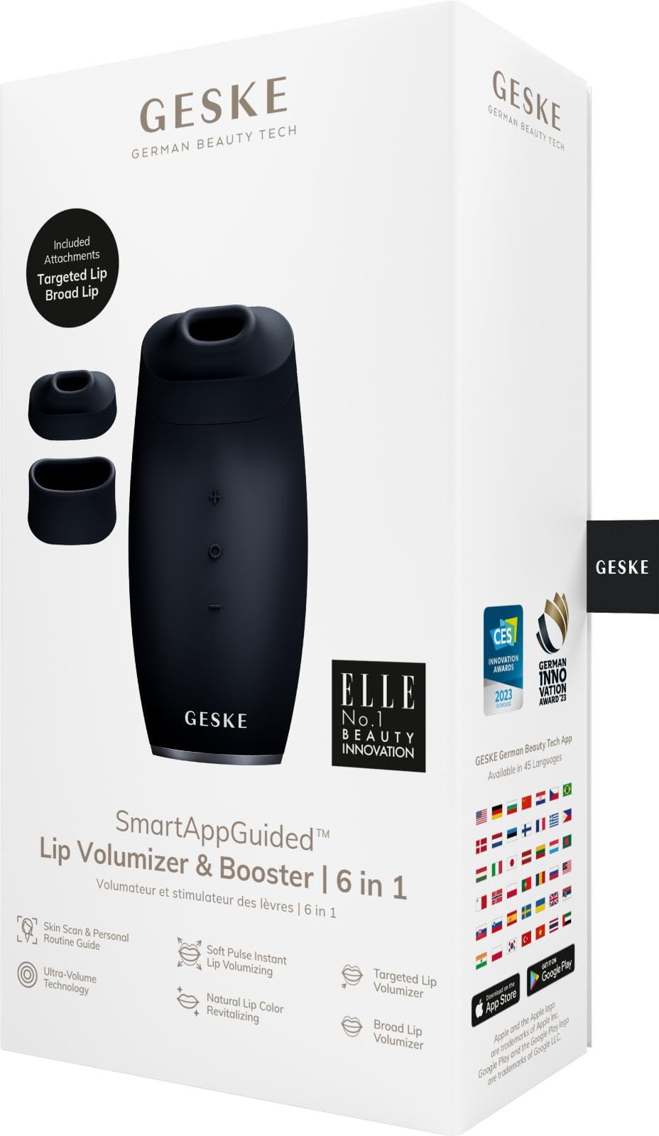 Фото товару: Пристрій для збільшення об'єму губ GESKE Lip Volumizer&Booster 6в1 black № 7