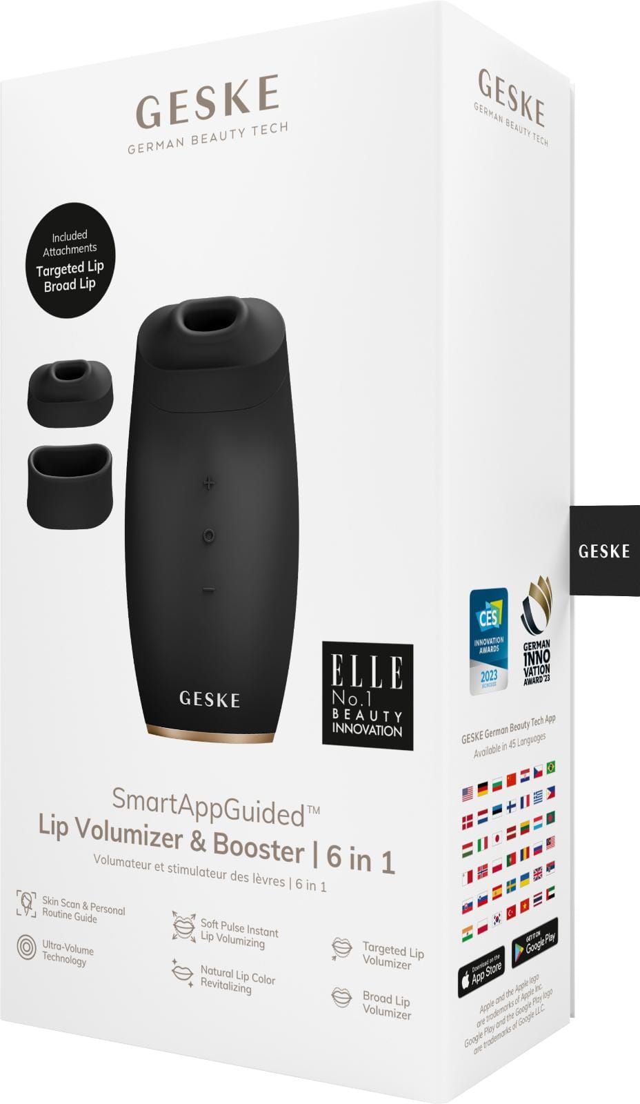 Фото товару: Пристрій для збільшення об'єму губ GESKE Lip Volumizer&Booster 6в1 gray № 7