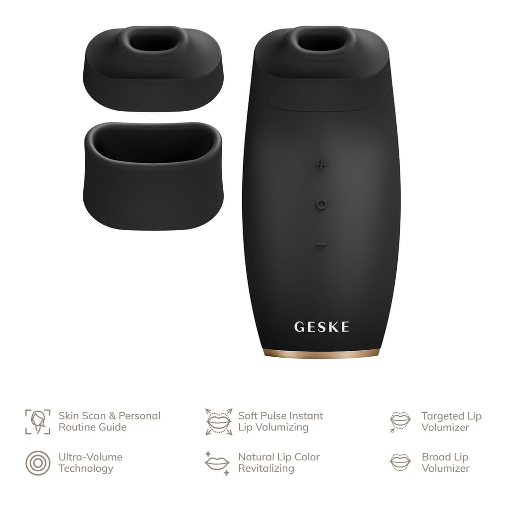 Фото товару: Пристрій для збільшення об'єму губ GESKE Lip Volumizer&Booster 6в1 gray № 1
