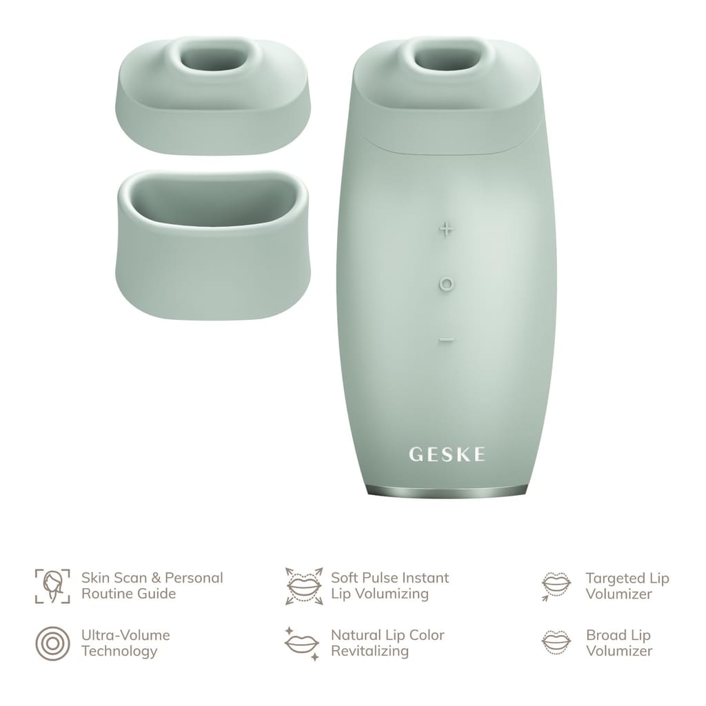 Фото товару: Пристрій для збільшення об'єму губ GESKE Lip Volumizer&Booster 6в1 green № 1
